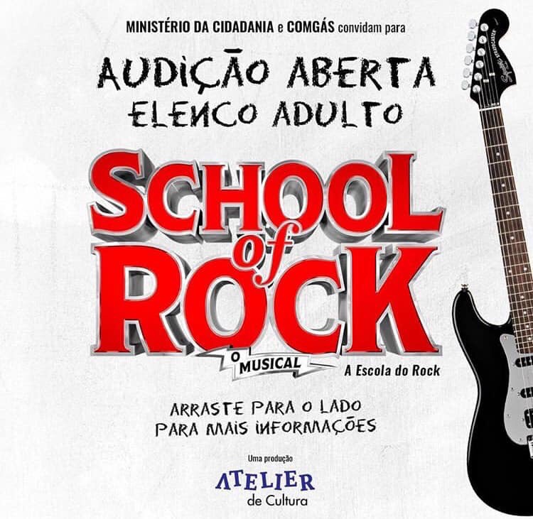 Atelier de Cultura abre audições para “School of Rock” em São Paulo